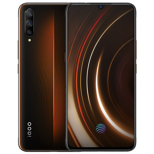 Teléfono celular iQOO móvil con Android autorizado 9 Snapdragon 855 NFC Tipo-C 4000mAh 44W Carga rápida Enfriar 4D Juego Celular