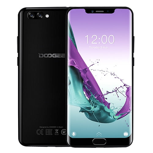 DOOGEE Y7 Plus CellPhone MTK6757 Octa-Core 2.5GHz 6GB RAM 64GB ROM 6.18 pulgadas 1080 * 2246 Pantalla 16.0MP + 13.0MP 5080mAh Android 8.1