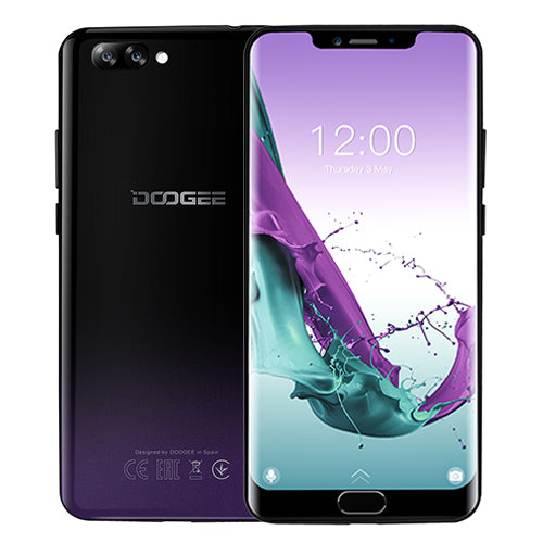 DOOGEE Y7 Plus CellPhone MTK6757 Octa-Core 2.5GHz 6GB RAM 64GB ROM 6.18 pulgadas 1080 * 2246 Pantalla 16.0MP + 13.0MP 5080mAh Android 8.1