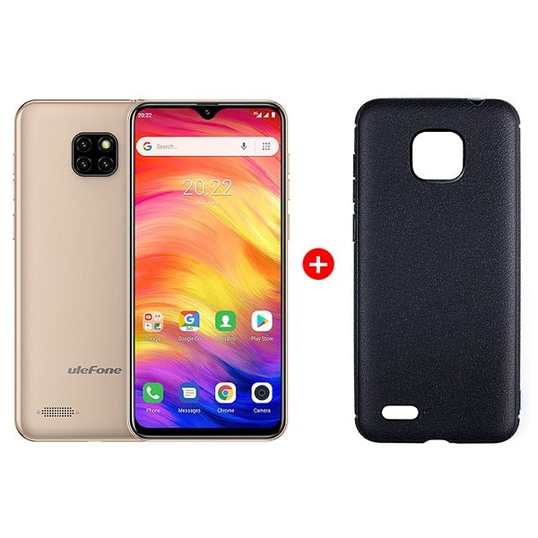 Ulefone Note 7 Smartphone 3500mAh 19: 9 Quad Core 6.1 pulgadas Waterdrop Pantalla 16GB ROM Teléfono móvil WCDMA Teléfono móvil Android8.1