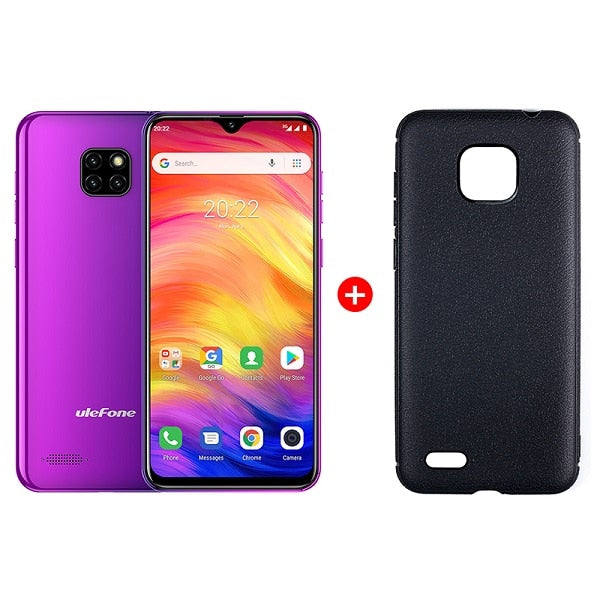 Ulefone Note 7 Smartphone 3500mAh 19: 9 Quad Core 6.1 pulgadas Waterdrop Pantalla 16GB ROM Teléfono móvil WCDMA Teléfono móvil Android8.1