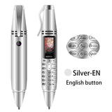 SERVO K07 Pen mini Celular 0.96 "Tiny Screen GSM Dual SIM Cámara Linterna Bluetooth Dialer Teléfonos móviles con pluma de grabación