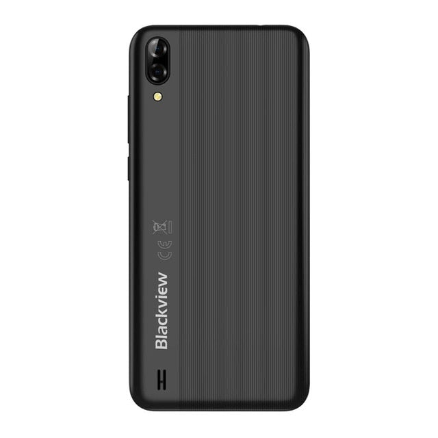 Blackview A60 3G Teléfono móvil Android 8.1 Smartphone Quad Core 4080mAh Celular 1GB + 16GB 6.1 pulgadas 19.2: 9 pantalla con doble cámara