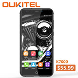 Oukitel K7000 MTK6737 Quad Core Android 6.0 Teléfono móvil Teléfono móvil 2G RAM 16G ROM3G Desbloquear Smartphone Teléfono inteligente original de 5 pulgadas