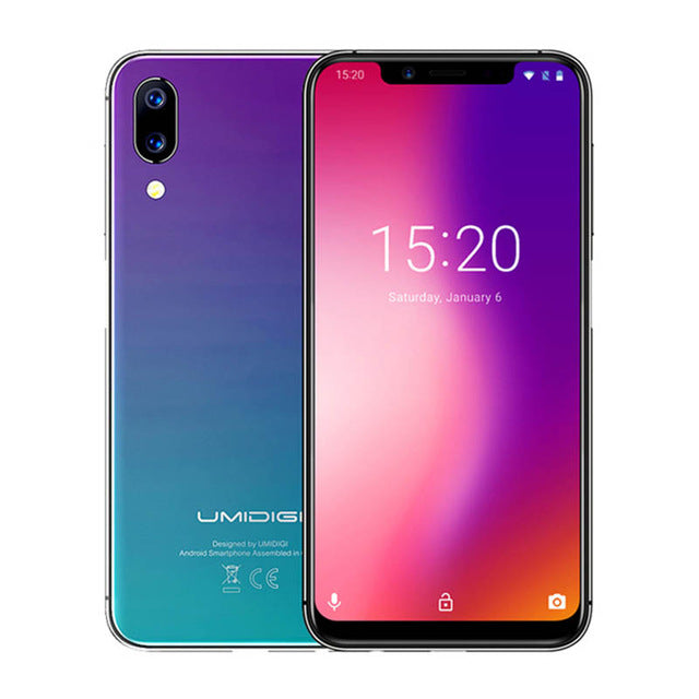UMIDIGI ONE Versión Global 5.9 "Teléfono Móvil con Superficie Completa Android 8.1 P23 Octa Core 4GB 32GB Smartphone 12MP + 5MP Dual 4G Celular