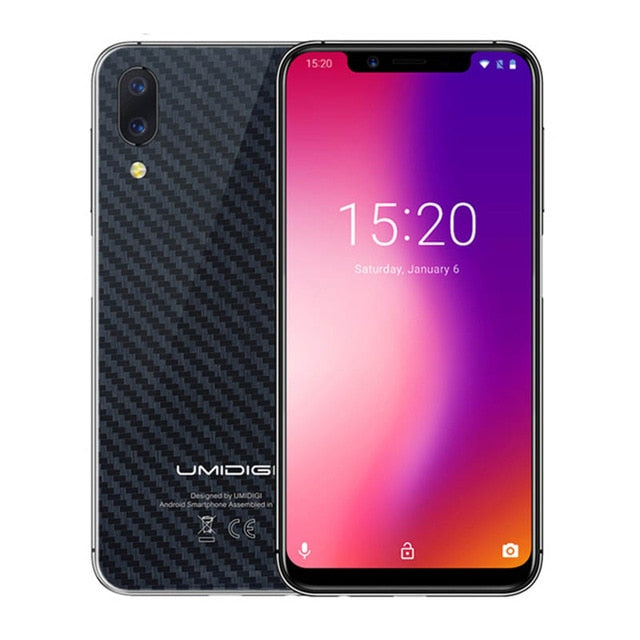 UMIDIGI ONE Versión Global 5.9 "Teléfono Móvil con Superficie Completa Android 8.1 P23 Octa Core 4GB 32GB Smartphone 12MP + 5MP Dual 4G Celular